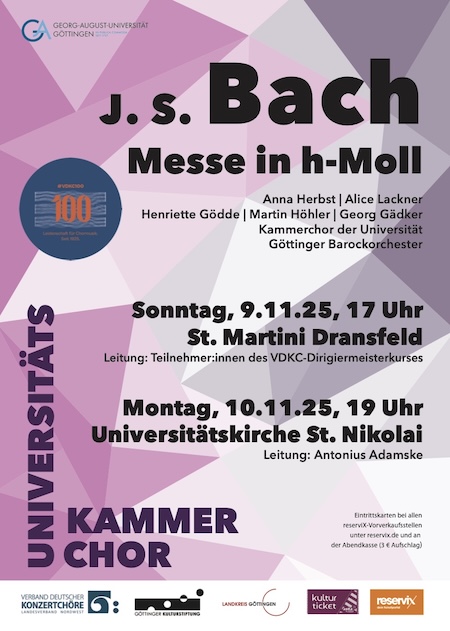 2025-11-10 Uni Kammerchor: h-Moll-Messe